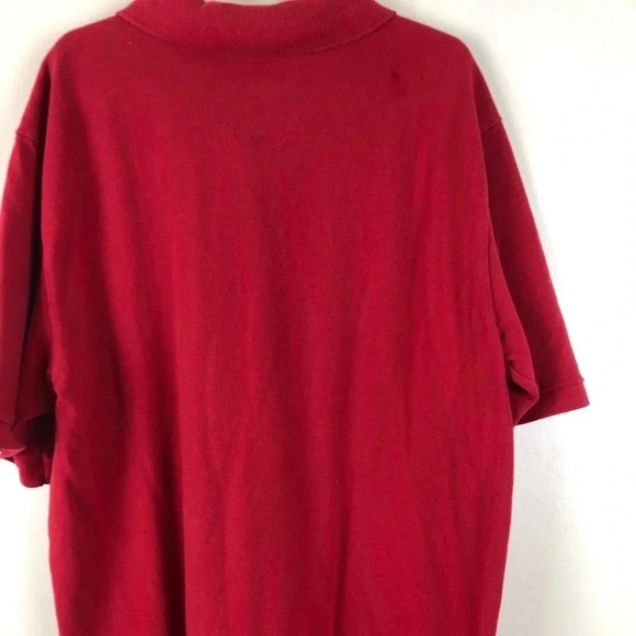 LL BEAN EUC BOYS RED POLO TOP SHIRT SUMMER GOLF SHIRTS TOPS CASUAL  SIZE M 10 12 - Picture 7 of 7